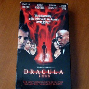 Dracula 2000 Wes Craven Vintage Horror Movie VHS '02 Esposito Epps Miller Ryan